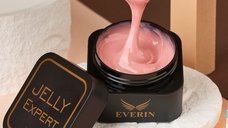 Everin Jelly Expert 50g 02 – Gel Jelly Cover Nude Roz pentru Construcție Unghii