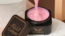 Everin Jelly Expert 50g 04 – Gel Jelly Cover Roz Lăptos pentru Unghii Premium