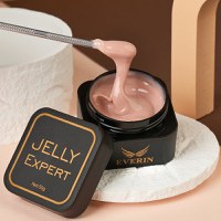 Everin Jelly Expert 50g 08 – Gel Jelly Cover Nude Cald Caramel pentru Unghii Elegante - 1