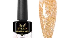 Everin Mineral 05, oja semipermanenta champagne gold cu fulgi, 7 ml