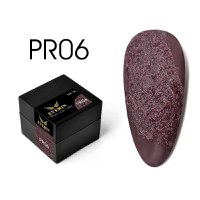 Everin Plaster Color Gel PR06 – Gel color texturat burgund închis, efect beton artistic (5g) - 1