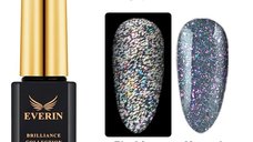Everin Reflective Disco 04 - Oja semipermanenta Gunmetal Blue cu efect Flash