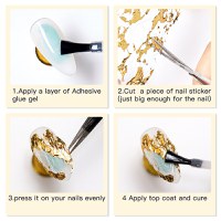 Foita decor unghii 4x50cm. Q003 Gold - Q003 - Everin.ro - 2