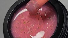Gel Autonivelant Everin Petal Stories Blush Peony 15gr - Gel Roz cu Inserții Botanice