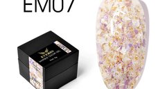 Gel Colorat Everin Marble EM07 – Efect Marmorat Lavandă cu Fulgii Aurii (5g)