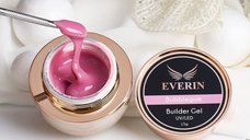 Gel Constructie Everin Autonivelant Bubblegum 15g | Builder Gel Profesional UV LED
