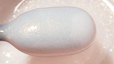 Gel Milky White cu Sclipici Shimmer Obsession Everin 50gr 08