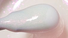 Gel Milky White - Shimmer Obsession Gel Everin 50gr cu Sclipici 02