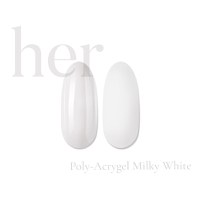 Her Poly-Acrygel MILKY WHITE 30g - Everin - 1