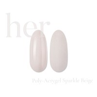 Her Poly-Acrygel SPARKLE BEIGE 30g - Everin - 1