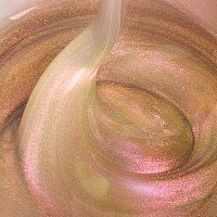 Kievskaya Freeze Gel Scarlet Gum – Gel Builder Lichid Roșu Coral cu Sclipici Elegant - 1