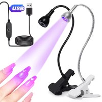 Lampă UV/LED Easy Flex 360° – 5W – argintiu | Mini lampă pentru polimerizare unghii și nail art - 1
