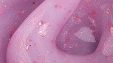 Liquid Polygel Everin 019 – Blushing Bride | HEMA & TPO Free | Lila pastel cu sclipici roz-auriu