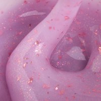 Liquid Polygel Everin 019 – Blushing Bride | HEMA &amp; TPO Free | Lila pastel cu sclipici roz-auriu - 1