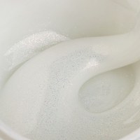 Liquid Polygel Everin 026 – Twilight Sky | HEMA &amp; TPO Free | Alb perlat cu sclipici irizat - 1