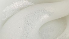 Liquid Polygel Everin 026 – Twilight Sky | HEMA & TPO Free | Alb perlat cu sclipici irizat