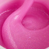 Liquid Polygel Everin 030 – Gazelle | HEMA &amp; TPO Free | Roz intens cu sclipici irizat - 1
