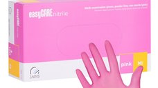Manusi Nitril Nepudrate EasyCare 100 Buc Marime L Roz - Everin