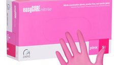Manusi Nitril Nepudrate EasyCare 100 Buc Marime S Roz - Everin