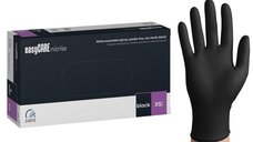 Manusi Nitril Nepudrate EasyCare 100 Buc Marime XS Negru - Everin