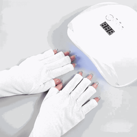 Manusi Protectie UV Classic White | Manichiură Profesională - 1