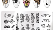 Matrita metalica pentru decor unghii ND-152 - ND-152 - Everin.ro