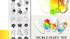 Matrita metalica pentru decor unghii ND-S18 - ND-S18 - Everin.ro