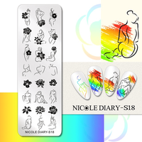 Matrita metalica pentru decor unghii ND-S18 - ND-S18 - Everin.ro - 1