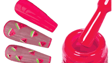 Neon Rubber Base Everin 15ml 01 - Bază Rubber Coral Neon