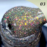 Oja semipermanenta Everin- Brilliance Reflective Disco 03 - OSEBR-03 - Everin.ro - 2