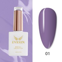 Oja Semipermanentă Everin Royal Collection 10 ml – 01 Lavender Royal | Eleganță &amp; Rezistență - 1