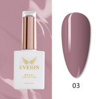 Oja Semipermanentă Everin Royal Collection 10 ml – 03 Dusty Plum | Eleganță &amp; Rezistență - 1