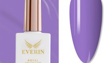 Oja Semipermanentă Everin Royal Collection 10 ml – 102 Soft Lilac | Lila-Violet Pastelat