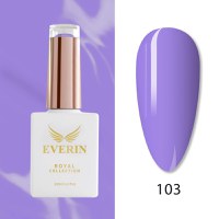 Oja Semipermanentă Everin Royal Collection 10 ml – 103 Fresh Lavender | Violet Pastelat Luminos - 1