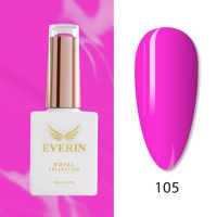 Oja Semipermanentă Everin Royal Collection 10 ml – 105 Hot Pink | Roz Intens Vibrant - 1