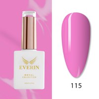 Oja Semipermanentă Everin Royal Collection 10 ml – 115 Soft Pink | Roz Pastel Luminos - 1