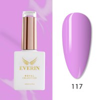 Oja Semipermanentă Everin Royal Collection 10 ml – 117 Pastel Lilac | Lila Pastel Elegant - 1