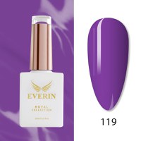 Oja Semipermanentă Everin Royal Collection 10 ml – 119 Violet Regal | Violet Intens Sofisticat - 1