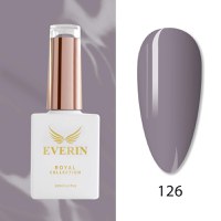 Oja Semipermanentă Everin Royal Collection 10 ml – 126 Taupe Elegance | Gri-Mov Elegant - 1