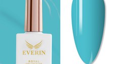 Oja Semipermanentă Everin Royal Collection 10 ml – 128 Turquoise Blue | Turcoaz-Azuriu Vibrant