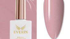 Oja Semipermanentă Everin Royal Collection 10 ml – 16 Pink Stardust | Roz Pudrat cu Sclipici