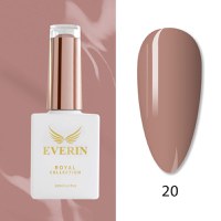 Oja Semipermanentă Everin Royal Collection 10 ml – 20 Caramel Nude | Bej Cald Elegant - 1
