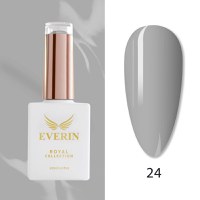 Oja Semipermanentă Everin Royal Collection 10 ml – 24 Royal Urban Grey | Gri Clasic Elegant - 1