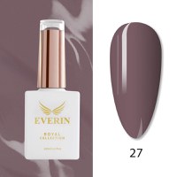 Oja Semipermanentă Everin Royal Collection 10 ml – 27 Royal Plum Brown | Mov Ciocolatiu Intens - 1