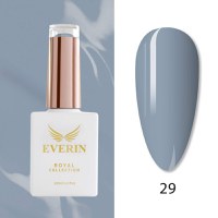 Oja Semipermanentă Everin Royal Collection 10 ml – 29 Royal Misty Blue | Gri-Albastru Deschis - 1