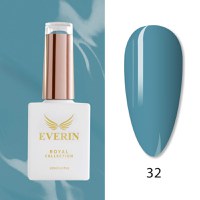 Oja Semipermanentă Everin Royal Collection 10 ml – 32 Royal Teal Blue | Albastru Teal Intens - 1