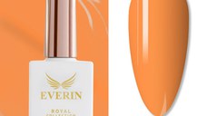 Oja Semipermanentă Everin Royal Collection 10 ml – 40 Royal Orange Flame | Portocaliu Intens