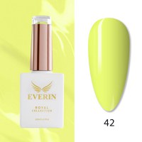 Oja Semipermanentă Everin Royal Collection 10 ml – 42 Royal Neon Sun | Galben Neon Intens - 1