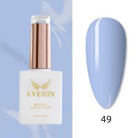 Oja Semipermanentă Everin Royal Collection 10 ml – 49 Royal Sky Dream | Albastru Pastel Cer Senin - 1