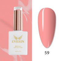 Oja Semipermanentă Everin Royal Collection 10 ml – 59 Royal Coral Pink | Roz Somon Elegant - 1